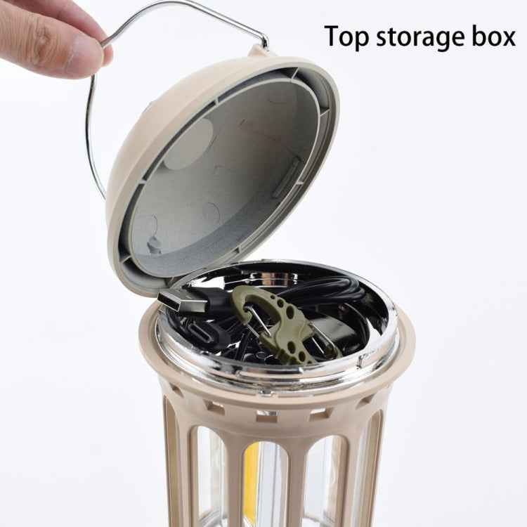 Battery Model COB Portable Outdoor Camping Lamp Atmosphere Tent Lamp Retro Lamp, Battery Small Green, Battery Small Black, Battery Small Beige, Battery Small Red, Battery Large Beige, Battery Large Black, Battery Large Green, Battery Large Red