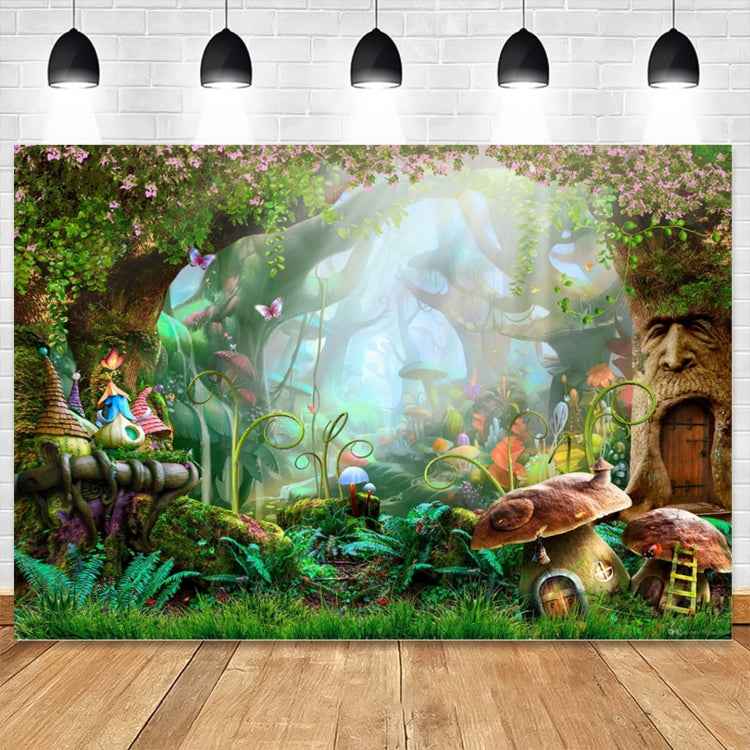 150 X 210cm Fantasy Forest Photography Background Cloth Cartoon Kids Party Decoration Backdrop