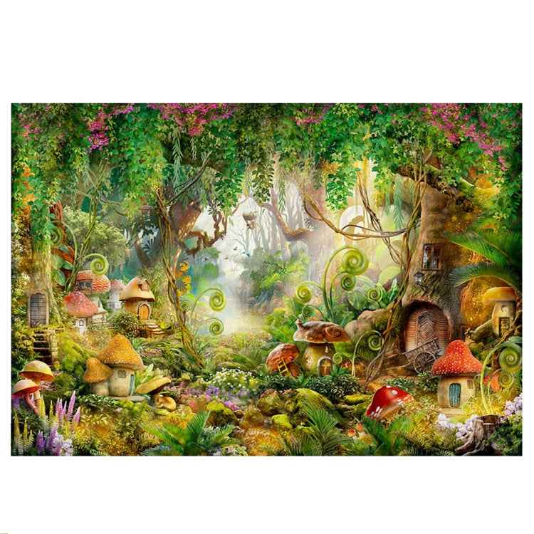 150 X 210cm Fantasy Forest Photography Background Cloth Cartoon Kids Party Decoration Backdrop