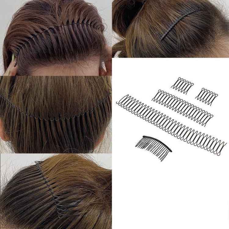 Hair-Fixed Hairpin Headband Hair Accessories Round Hairstyle Invisible Comb, A, B, C, D, E
