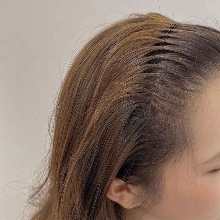 Hair-Fixed Hairpin Headband Hair Accessories Round Hairstyle Invisible Comb, A, B, C, D, E