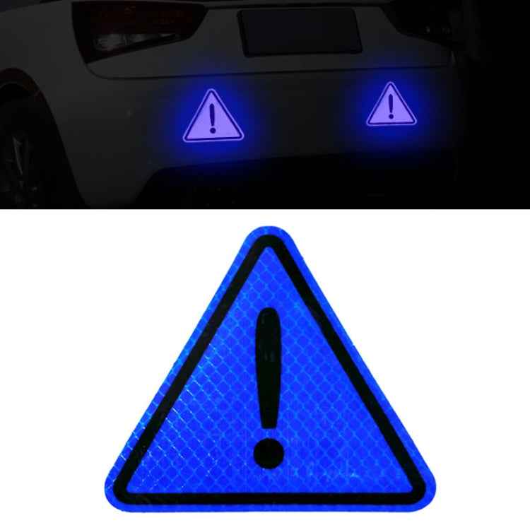 Car Tail Triangle Reflective Stickers Safety Warning Danger Signs Car Stickers