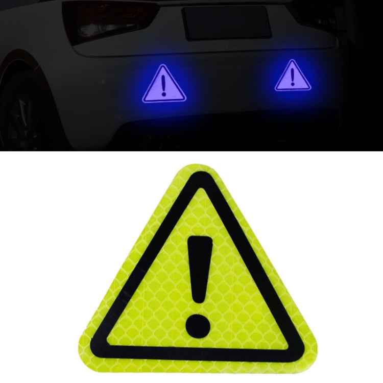 Car Tail Triangle Reflective Stickers Safety Warning Danger Signs Car Stickers