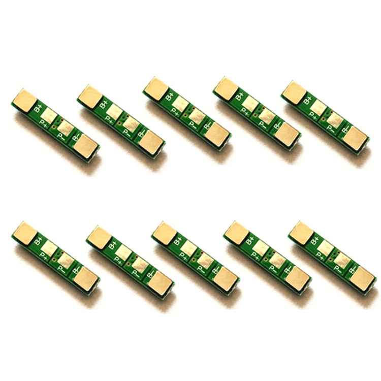 10pcs 3.7V Lithium Battery Protection Board Polymer Overcharge and Overdischarge Protection Board, 3.7V 3A