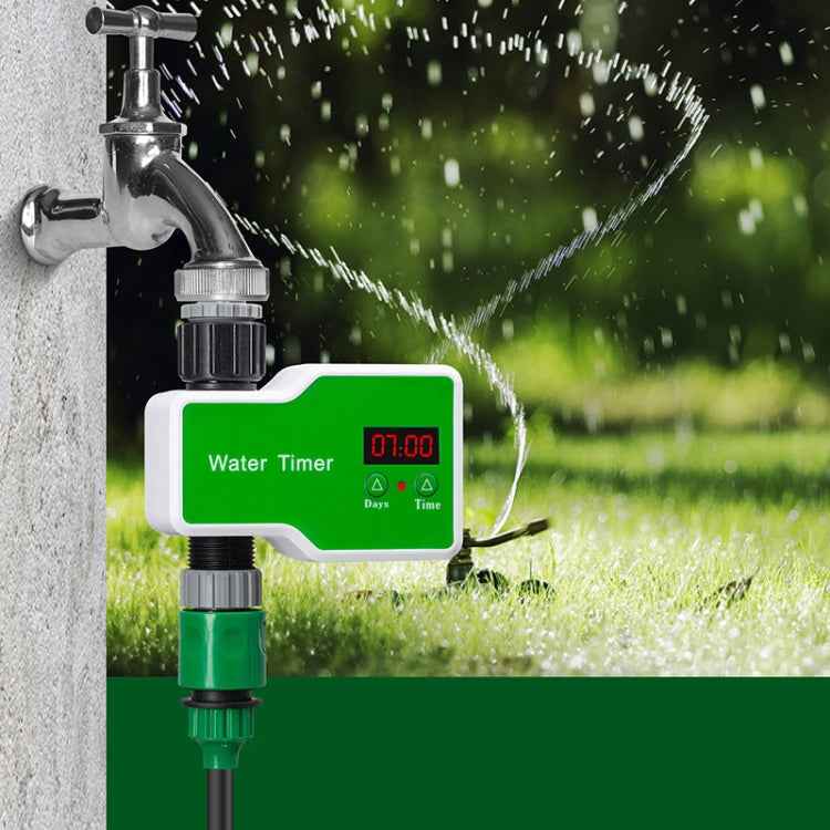 Irrigation System Intelligent Controller Automatic Timed Watering Device, 1 Water Outlet, 2 Water Outlet, 10m 10sets Hanging Spray Sprinklers, 10m 10sets Ground Plug Dual-use Suit, 20m 20sets Hanging Spray Nozzles, 20m 20sets Ground Plug Dual-use Suit