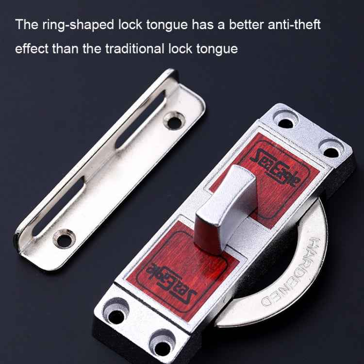 90 Degrees Right Angle Migration Door Hook Lock, 304 Stainless Steel Slot, Zinc Alloy Slot-free, Zinc Alloy Slot-free / Punching