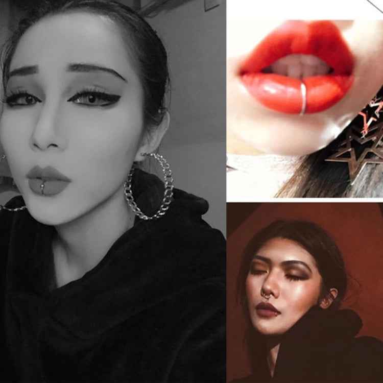 85pcs Piercing Jewelry Stainless Steel Lip Studs Eyebrow Studs Nose Studs