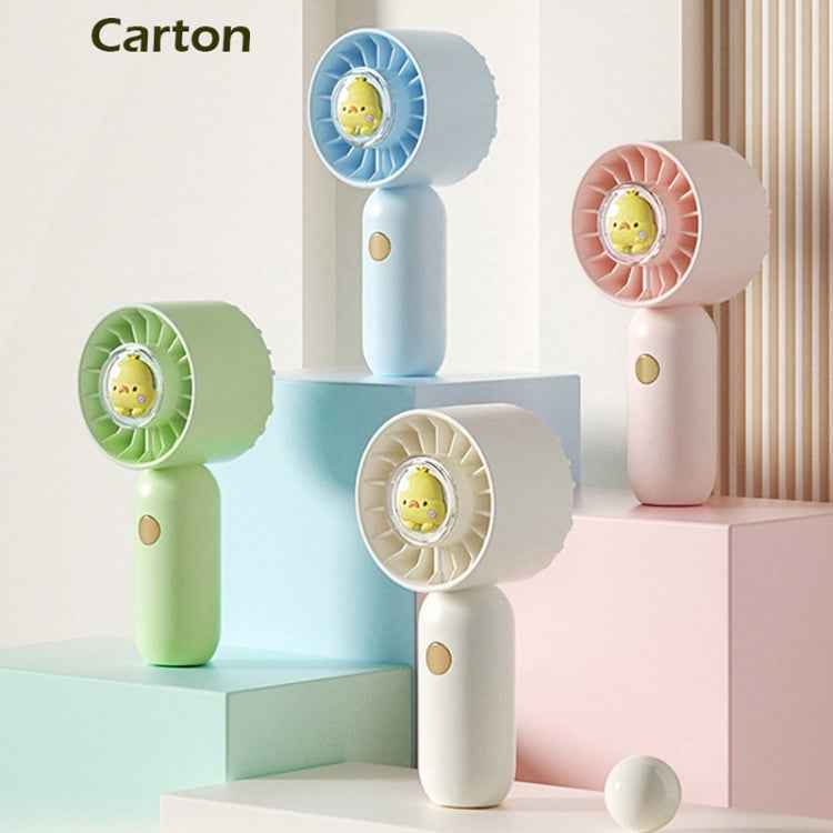 Hand Holds Small Fan Portable Mini Pocket Fan, Pink Duck, Blue Duck, Green Duck, White Duck, Pink Spray Plating Version, Blue Spray Plating Version, Green Spray Plating Version, White Spray Plating Version