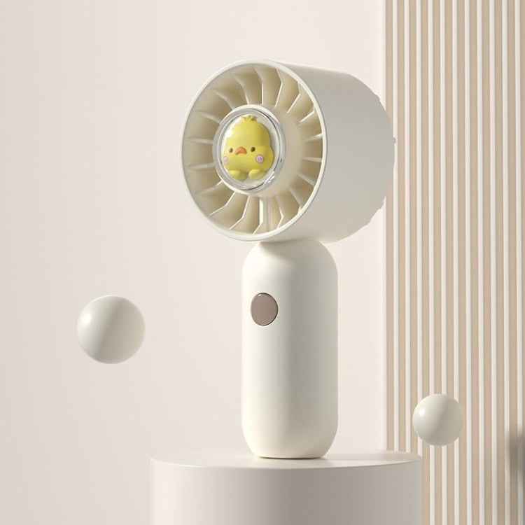 Hand Holds Small Fan Portable Mini Pocket Fan, Pink Duck, Blue Duck, Green Duck, White Duck, Pink Spray Plating Version, Blue Spray Plating Version, Green Spray Plating Version, White Spray Plating Version