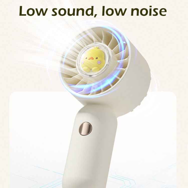 Hand Holds Small Fan Portable Mini Pocket Fan, Pink Duck, Blue Duck, Green Duck, White Duck, Pink Spray Plating Version, Blue Spray Plating Version, Green Spray Plating Version, White Spray Plating Version