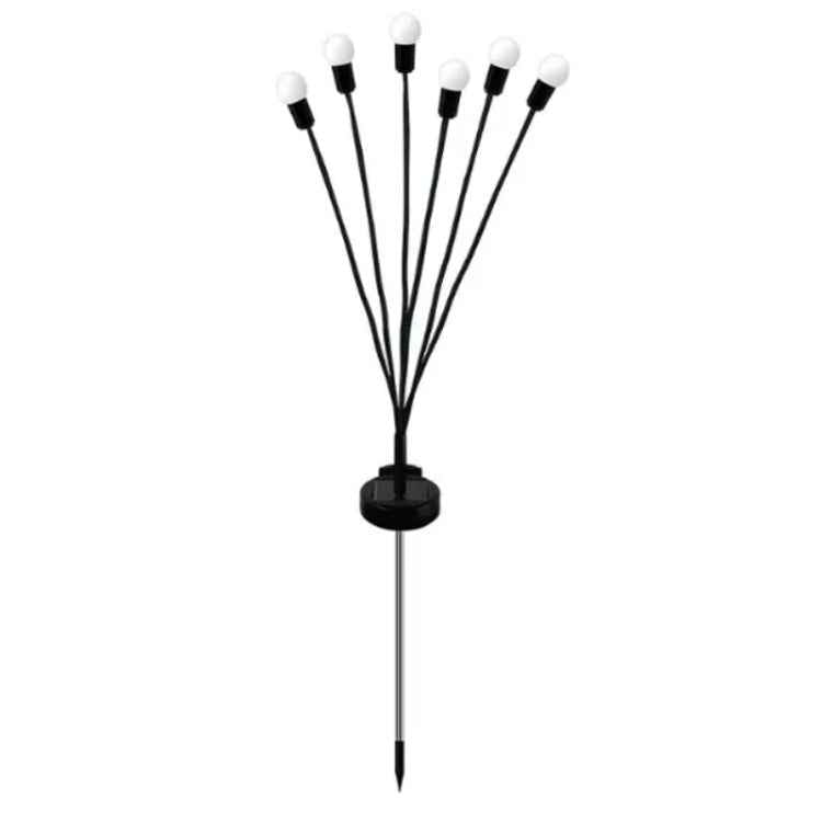 2sets Solar Firefly Lights Christmas Outdoor Garden Waterproof Lawn Lights, 6 Head Warm Light, 6 Head Color Light, 8 Head Warm Light, 8 Head Color Light, 10 Head Warm Light, 10 Head Color Light