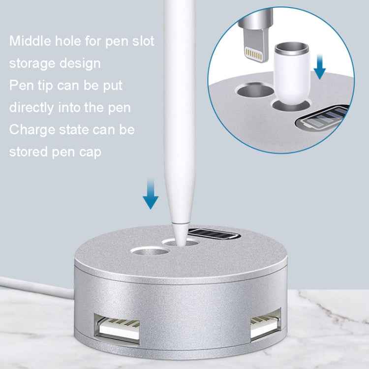 For Apple Pencil 1 3 USB Port Charging Aluminum Base