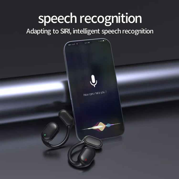 Air Conduction Ear-Hanging LED Digital Display Wireless ENC Noise Reduction Sports Bluetooth Earphones