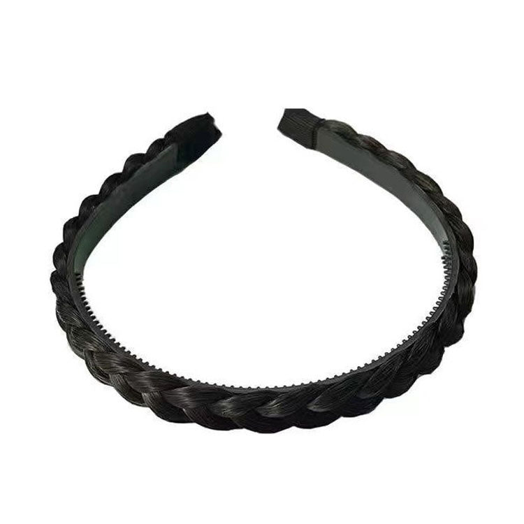 Wide-Brimmed Twisted Braid Hoops Wig Non-Slip Hair Accessories, 1cm-Natural Black, 1cm-Light Brown, 1cm-Deep Brown, 1.5cm-Natural Black, 1.5cm-Light Brown, 1.5cm-Deep Brown, 1.8cm-Natural Black, 1.8cm-Light Brown, 1.8cm-Deep Brown                      ...