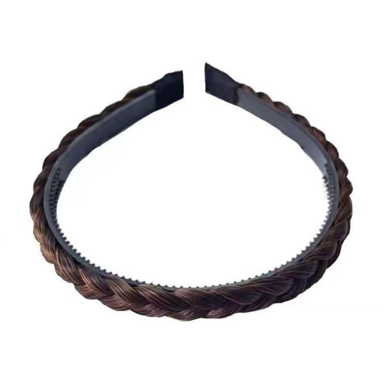 Wide-Brimmed Twisted Braid Hoops Wig Non-Slip Hair Accessories, 1cm-Natural Black, 1cm-Light Brown, 1cm-Deep Brown, 1.5cm-Natural Black, 1.5cm-Light Brown, 1.5cm-Deep Brown, 1.8cm-Natural Black, 1.8cm-Light Brown, 1.8cm-Deep Brown                      ...