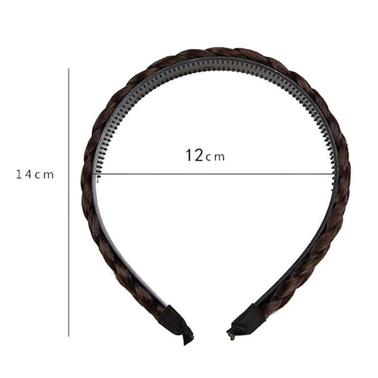 Wide-Brimmed Twisted Braid Hoops Wig Non-Slip Hair Accessories, 1cm-Natural Black, 1cm-Light Brown, 1cm-Deep Brown, 1.5cm-Natural Black, 1.5cm-Light Brown, 1.5cm-Deep Brown, 1.8cm-Natural Black, 1.8cm-Light Brown, 1.8cm-Deep Brown                      ...
