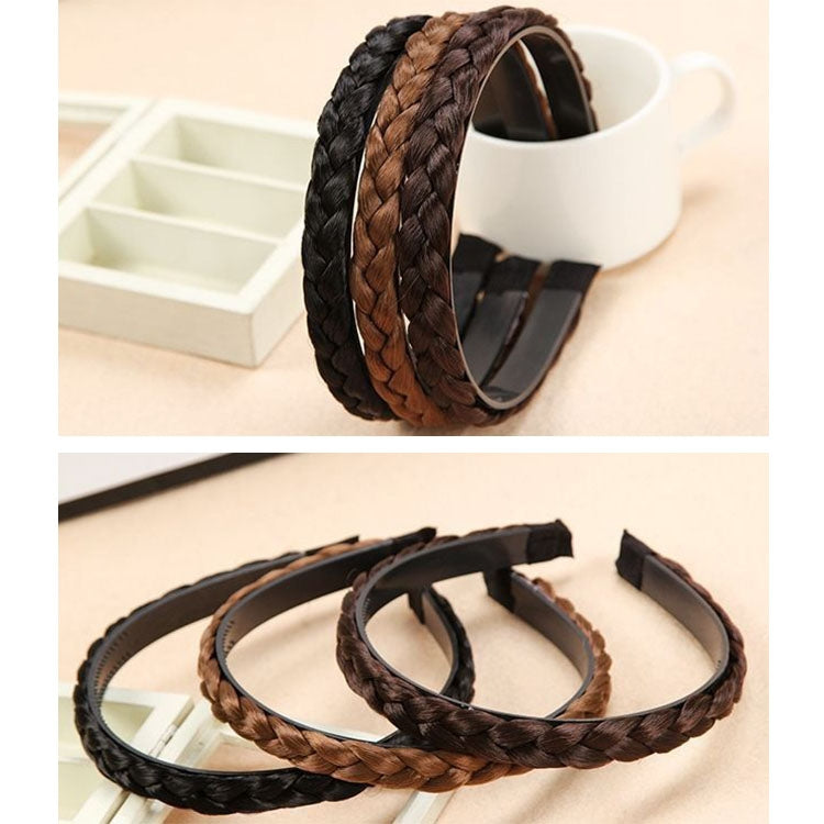 Wide-Brimmed Twisted Braid Hoops Wig Non-Slip Hair Accessories, 1cm-Natural Black, 1cm-Light Brown, 1cm-Deep Brown, 1.5cm-Natural Black, 1.5cm-Light Brown, 1.5cm-Deep Brown, 1.8cm-Natural Black, 1.8cm-Light Brown, 1.8cm-Deep Brown                      ...