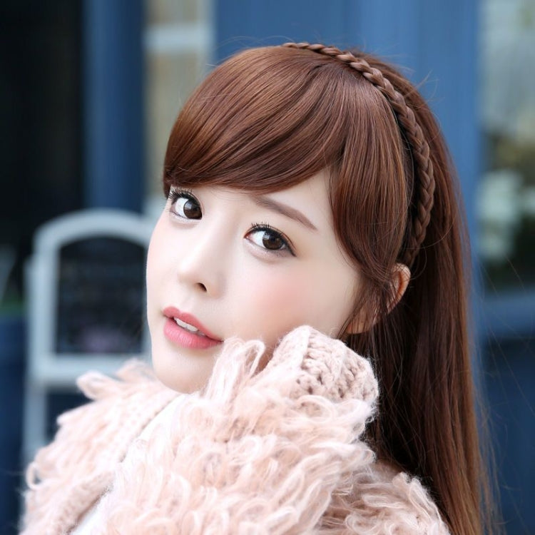 Wide-Brimmed Twisted Braid Hoops Wig Non-Slip Hair Accessories, 1cm-Natural Black, 1cm-Light Brown, 1cm-Deep Brown, 1.5cm-Natural Black, 1.5cm-Light Brown, 1.5cm-Deep Brown, 1.8cm-Natural Black, 1.8cm-Light Brown, 1.8cm-Deep Brown                      ...