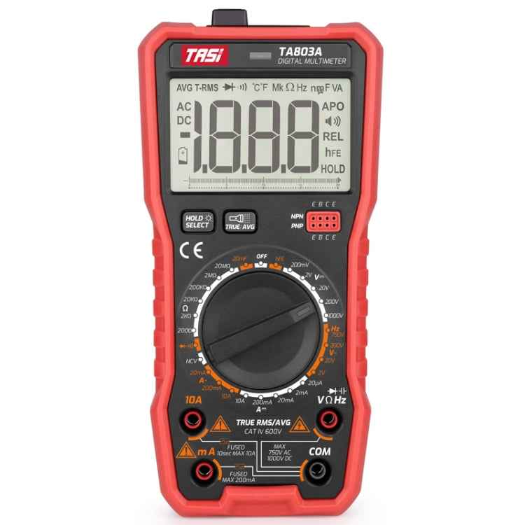 Digital High Precision Multimeter Digital Display Household Multifunction Electrician Multimeter, TASI TA803A, TASI TA803B, TASI TA803C