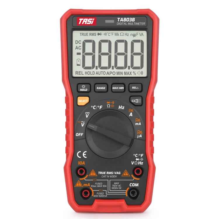 Digital High Precision Multimeter Digital Display Household Multifunction Electrician Multimeter, TASI TA803A, TASI TA803B, TASI TA803C