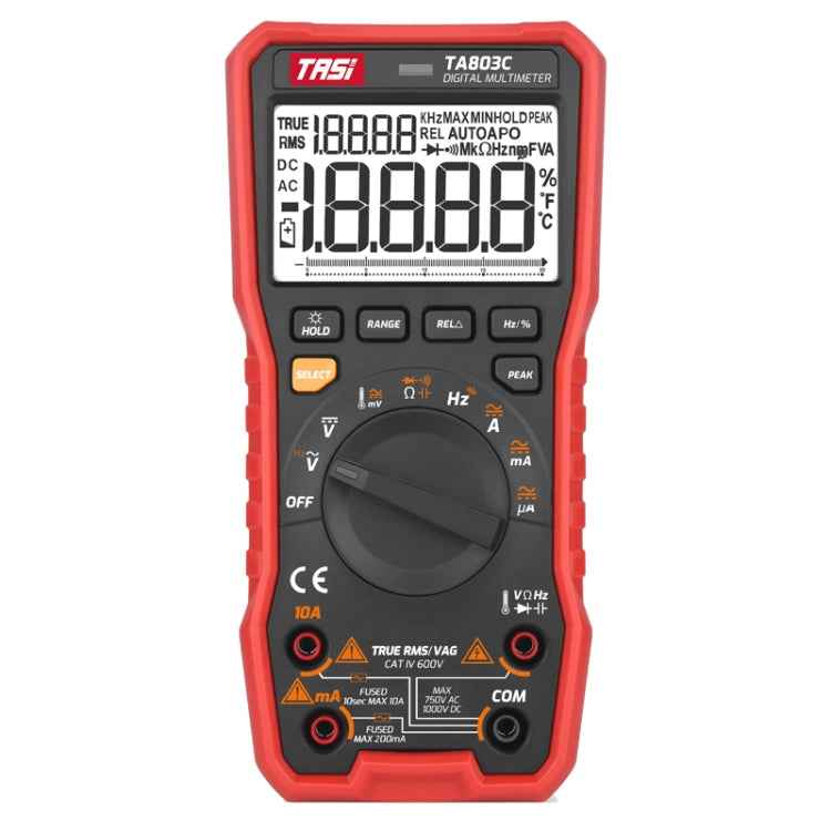 Digital High Precision Multimeter Digital Display Household Multifunction Electrician Multimeter, TASI TA803A, TASI TA803B, TASI TA803C