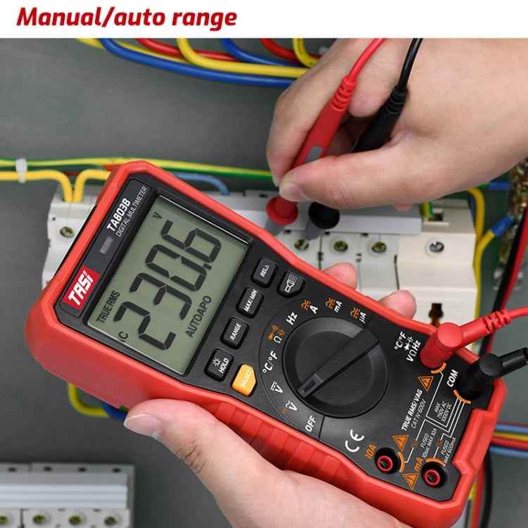 Digital High Precision Multimeter Digital Display Household Multifunction Electrician Multimeter, TASI TA803A, TASI TA803B, TASI TA803C