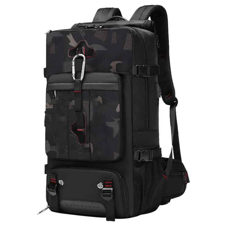 Multifunctional Large-capacity Waterproof Outdoor Mountaineering Backpack with USB Port