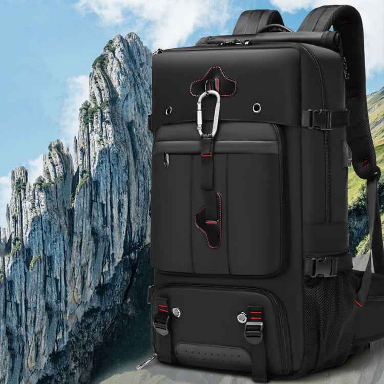 Multifunctional Large-capacity Waterproof Outdoor Mountaineering Backpack with USB Port