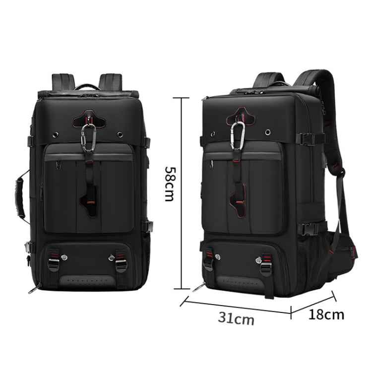 Multifunctional Large-capacity Waterproof Outdoor Mountaineering Backpack with USB Port