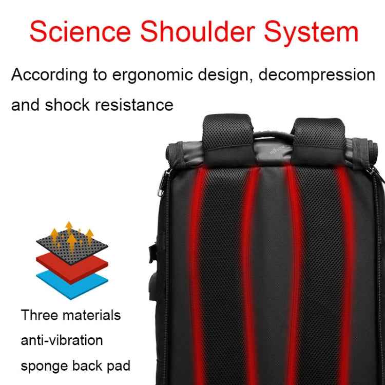 Multifunctional Large-capacity Waterproof Outdoor Mountaineering Backpack with USB Port