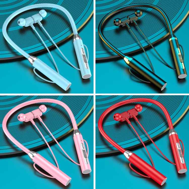 Wireless Hanging Neck Long Battery Life Sports Binaural Bluetooth Headset