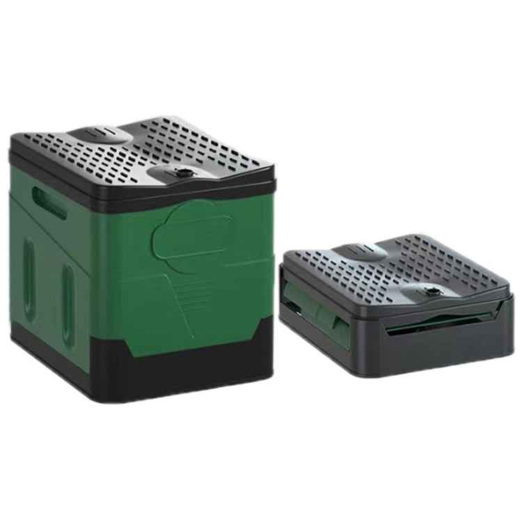 Car Folding Portable Toilet Outdoor Emergency Mobile Toilet, Dark Grey, Army Green, Pure Black