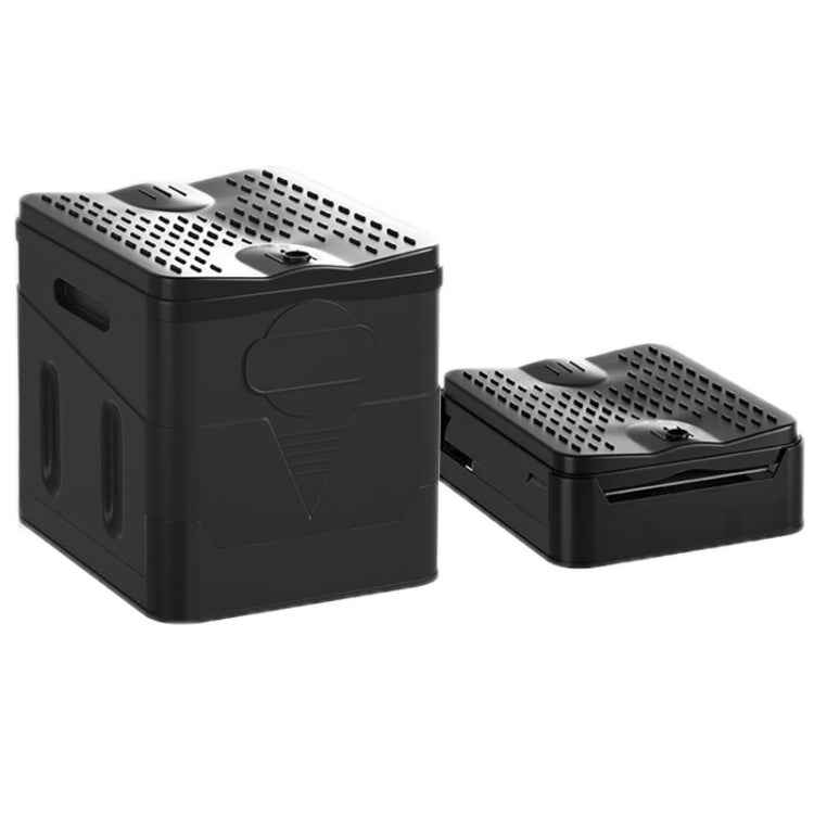 Car Folding Portable Toilet Outdoor Emergency Mobile Toilet, Dark Grey, Army Green, Pure Black