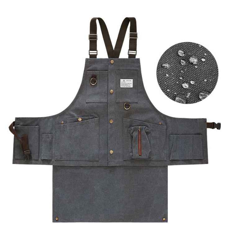 Canvas Electric Craftsmen Multi Pocket Tool Apron