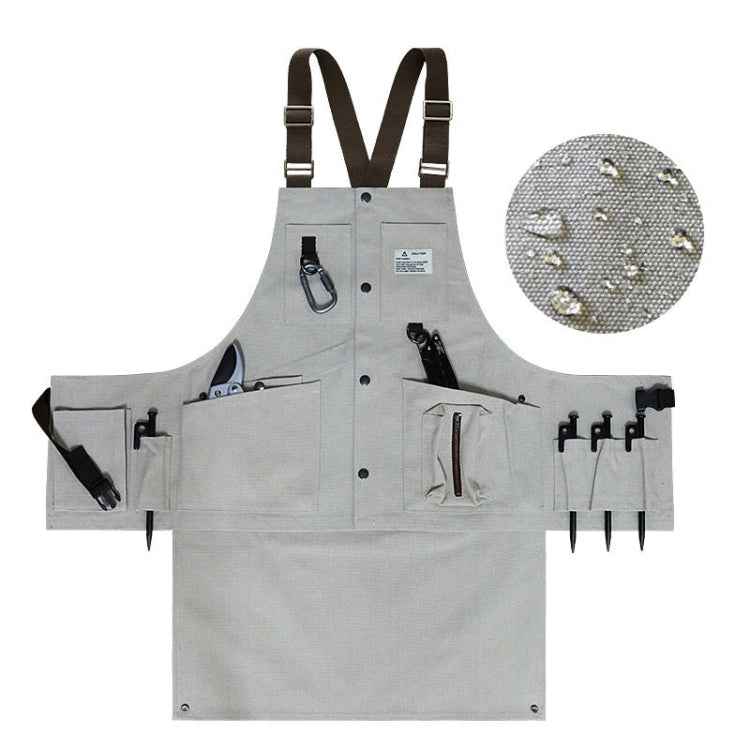 Canvas Electric Craftsmen Multi Pocket Tool Apron