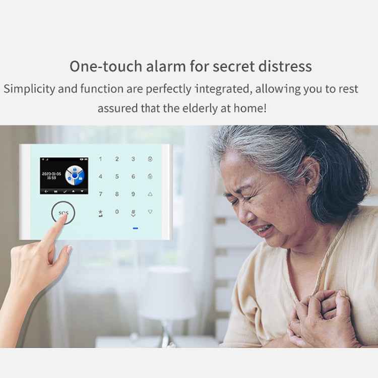 CS118   WIFI+GSM Tuya Smart Voice Alarm System Supports Amazon Alexa/ Google Assistant, Package 1, Package 2, Package 3, Package 4, Package 5