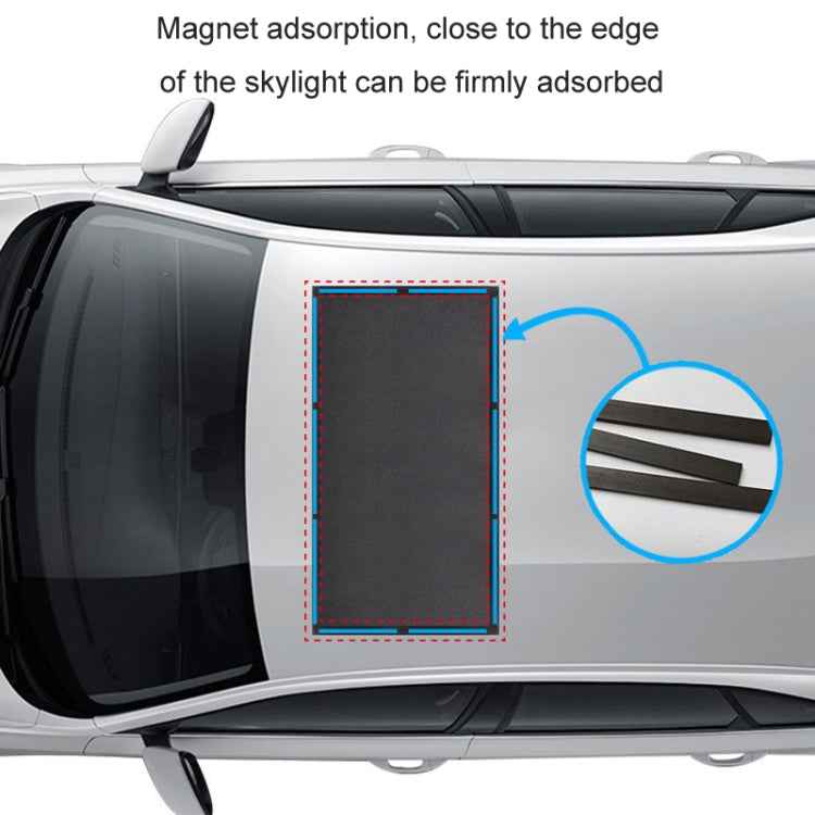 Car Sunroof Magnetic Suction Anti-Mosquito Cover Anti-Mosquito Screen Window, 100x65cm