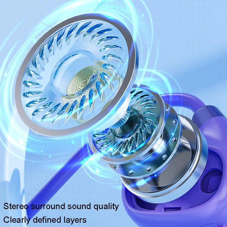 Gas Transmission Open OWS 5.3 Bluetooth Earphone, GCD-S11 Black, GCD-S11 Purple