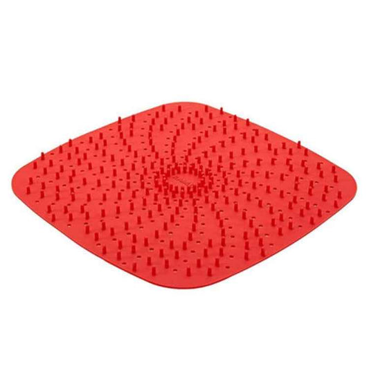 Air Fryer Reusable Silicone Liner Mat Non-Stick Steamer Pad Kitchen Accessories, Round 20cm Black, Round 20cm Red, Square Black 20.2cm, Square Red 20.2cm, Square Red 23cm, Square Black 23cm