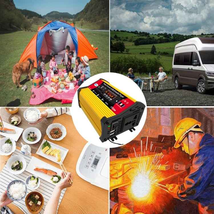 SOLIKE TECH 300W Inverter with Bluetooth MP3/FM Multimedia Player, 12V to 110V, 12V to 220V