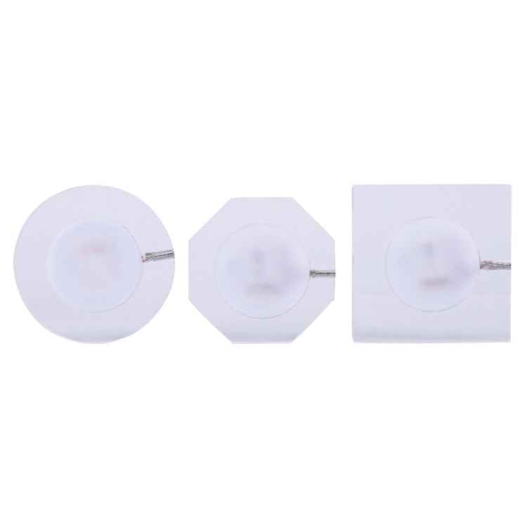 LED Light Up Acrylic Coaster Transparent Crystal Base, 100x4mm Round, 100x4mm Octagonal, 100x4mm Square