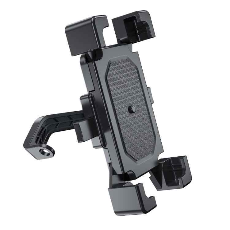 Shockproof Motorcycle Mobile Phone Holder Outdoor Bike Navigation Holder, Rearview Mirror, Handlebars
