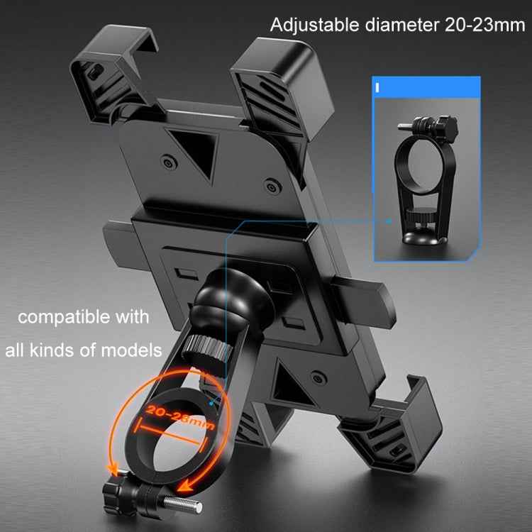 Shockproof Motorcycle Mobile Phone Holder Outdoor Bike Navigation Holder, Rearview Mirror, Handlebars