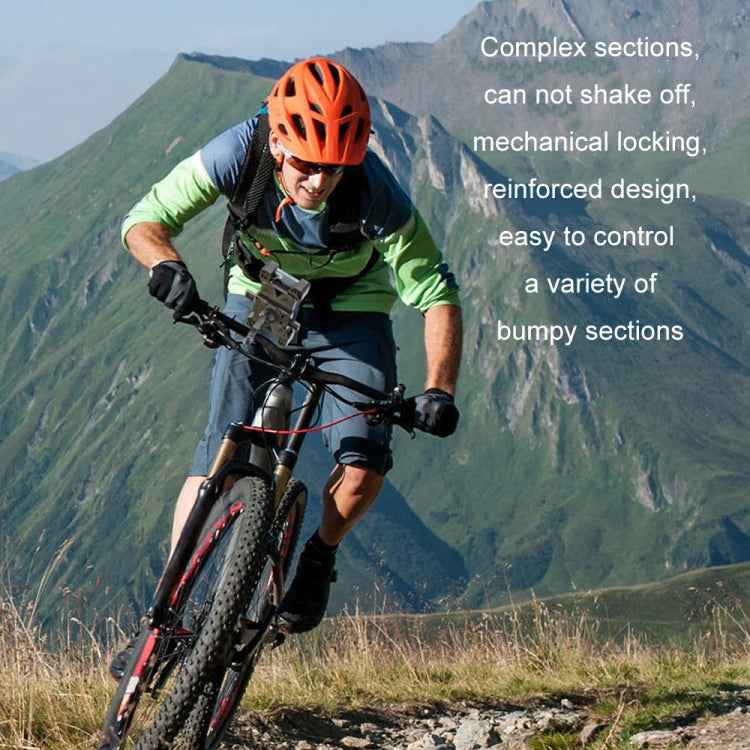 Shockproof Motorcycle Mobile Phone Holder Outdoor Bike Navigation Holder, Rearview Mirror, Handlebars