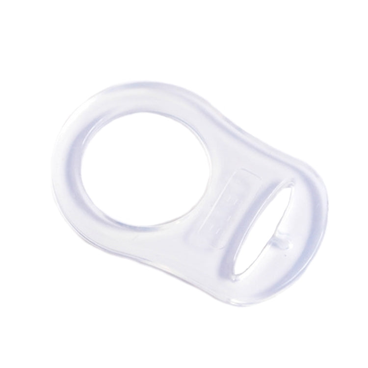 10pcs Dummy Pacifier Holder Clip Adapter Ring Button Style Pacifier Adapter