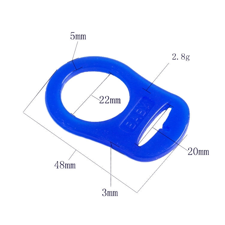10pcs Dummy Pacifier Holder Clip Adapter Ring Button Style Pacifier Adapter