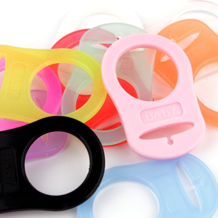 10pcs Dummy Pacifier Holder Clip Adapter Ring Button Style Pacifier Adapter