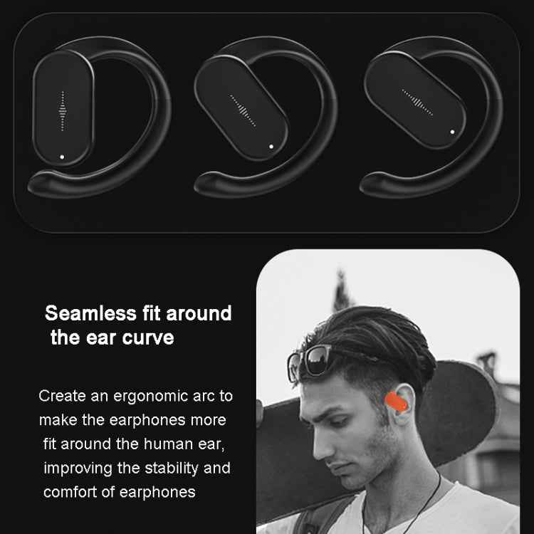 HD313 Earhook OWS Noise Reduction Bluetooth Earphone Subwoofer Sport Wireless Headset