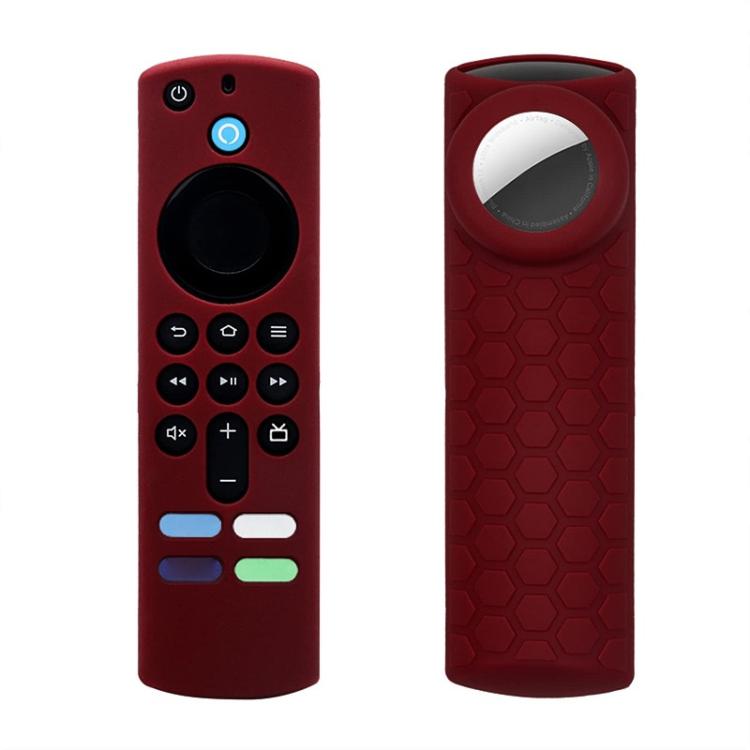 2pcs Remote Control Case For Amazon Fire TV Stick 2021 ALEXA 3rd Gen With Airtag Holder