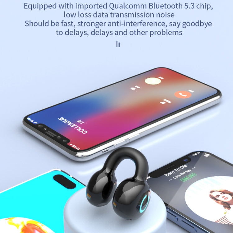 Single Ear Stereo Ear Clamp Type Bone Conduction Bluetooth Earphone, YX09 (Pink), YX09 (Skin Color), YX09 (Black), YX09 (White)